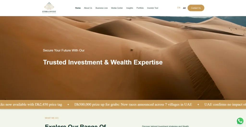 Wealth Management Company - Ethra Invest
