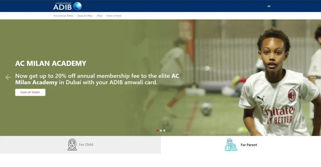 Digital Bank in the UAE - ADIB Amwali Account
