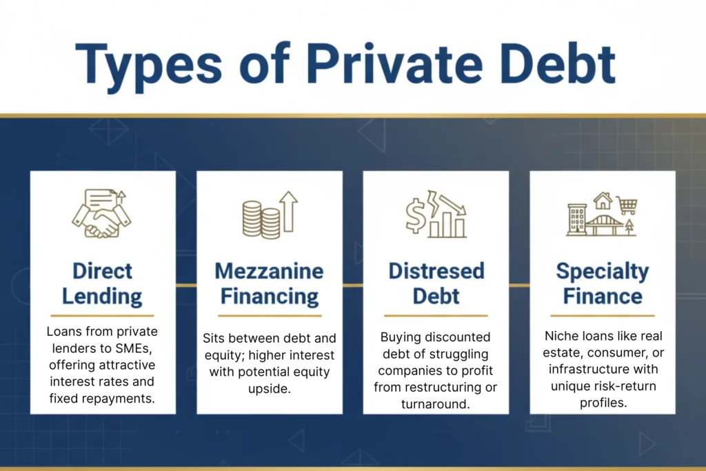 Types of Private Debt