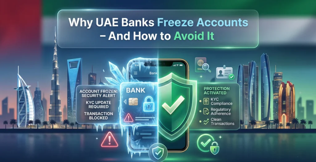 Why UAE Banks Freeze Accounts and How to Avoid It?
